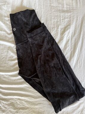 lululemon athletica Black Printed High-Rise Leggings